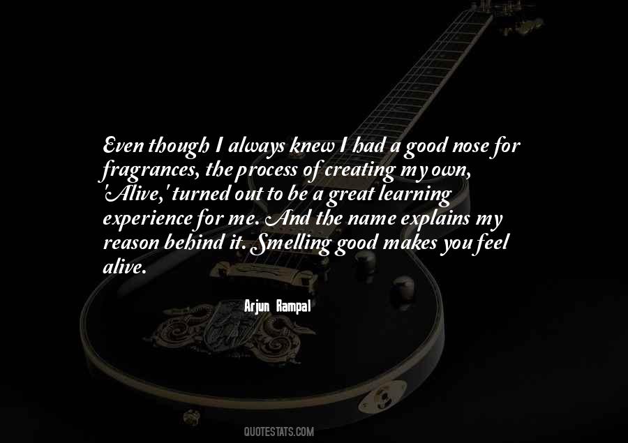 Good Learning Experience Quotes #910113