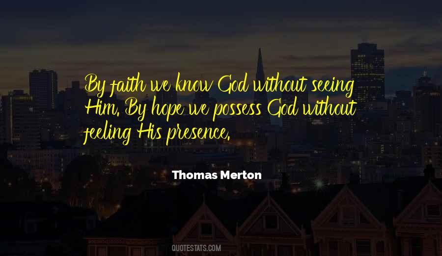 Thomas Merton Hope Quotes #850107