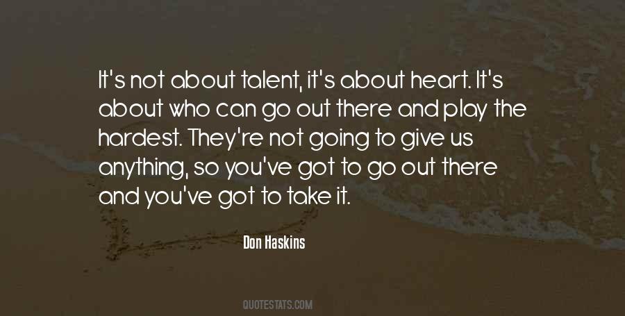 About Talent Quotes #1518651