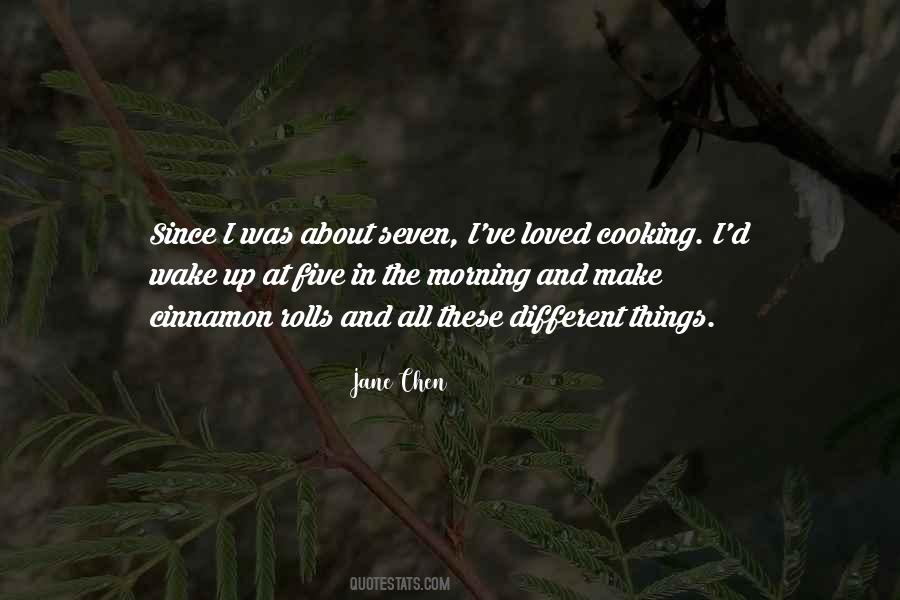 Morning Cooking Quotes #1269796