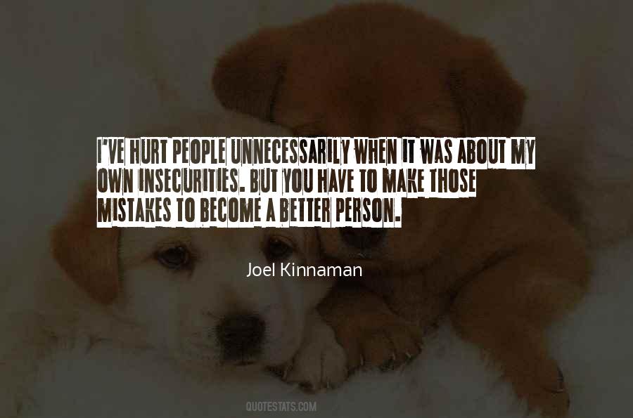 To Become A Better Person Quotes #1126607