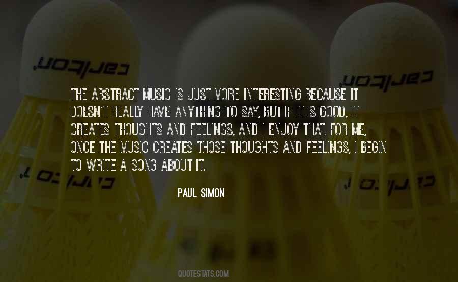 Music Thoughts Quotes #1417234