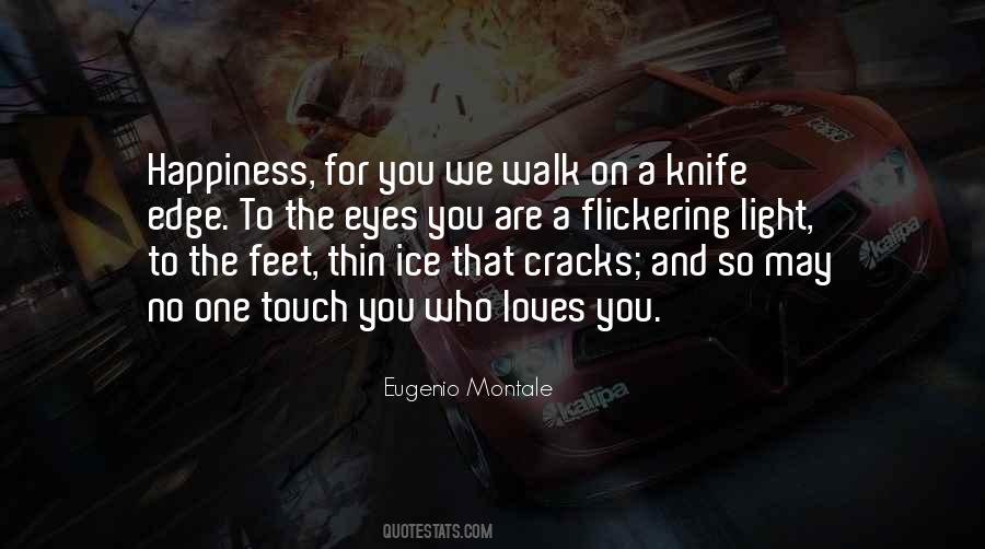 Edge Of A Knife Quotes #1002679
