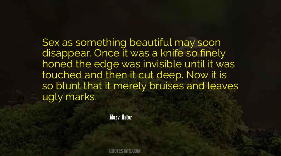 Edge Of A Knife Quotes #1208950