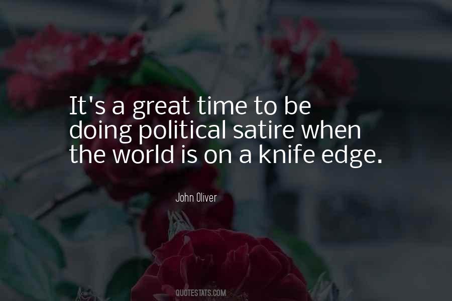 Edge Of A Knife Quotes #559867