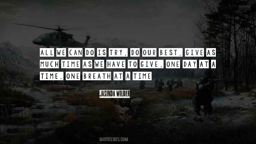 All We Can Do Is Try Quotes #500635