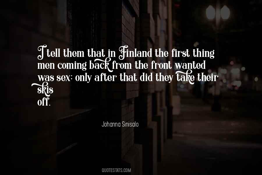 First Thing Quotes #1740365