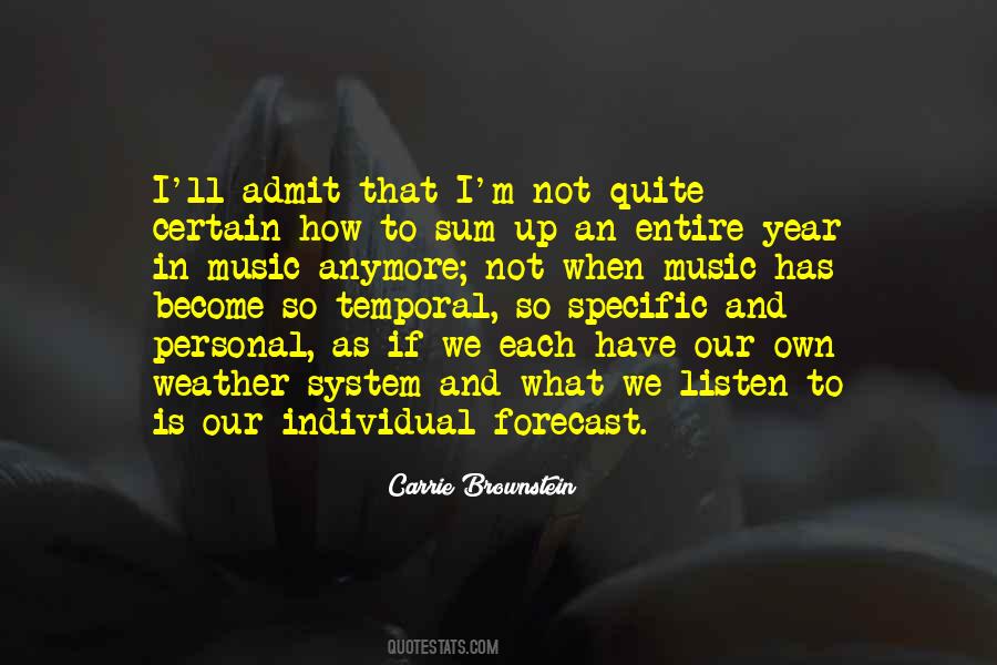 Music Weather Quotes #1815710