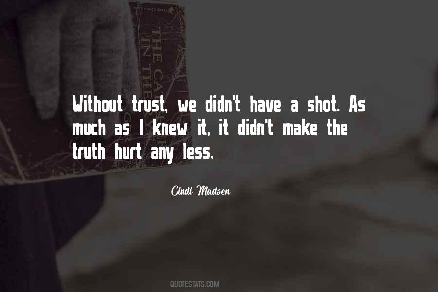 Hurt Trust Quotes #148050