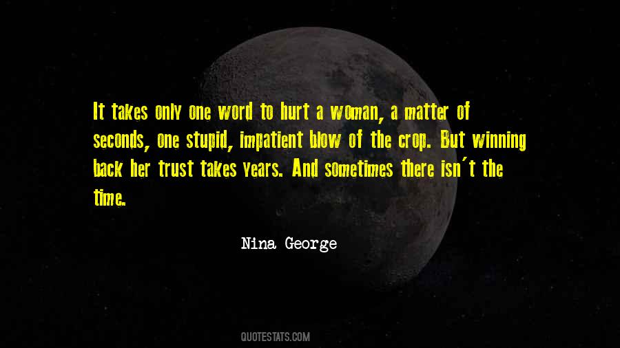 Hurt Trust Quotes #236879