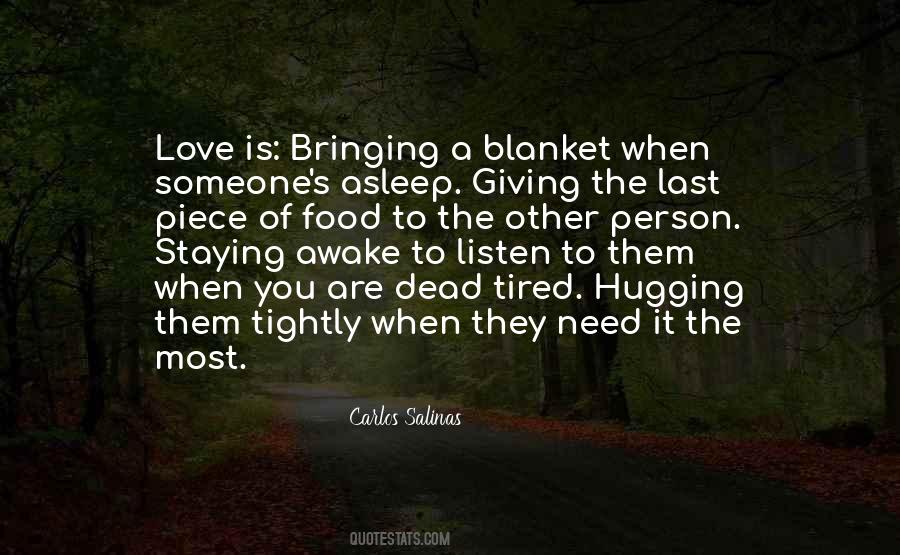Blanket Love Quotes #1159117