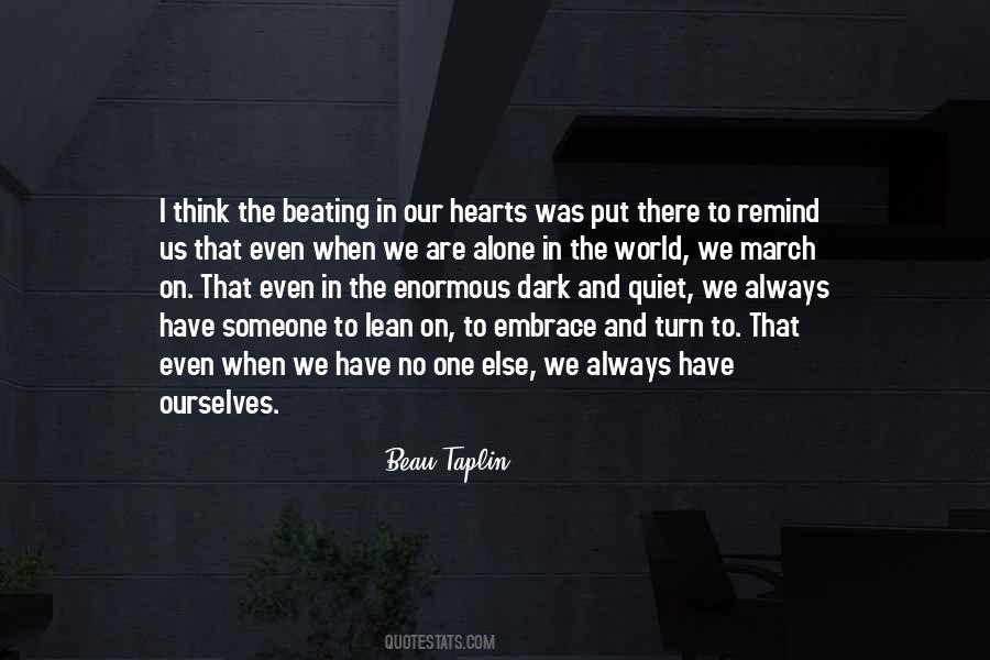 No One To Lean On Quotes #1171496