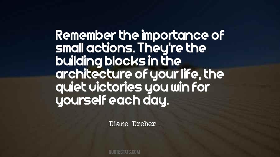 Quotes About The Importance Of Small Things #1095913
