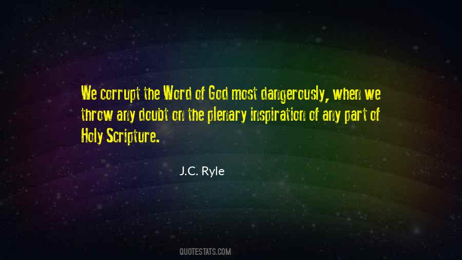 Quotes About The Word Of God Scripture #210960