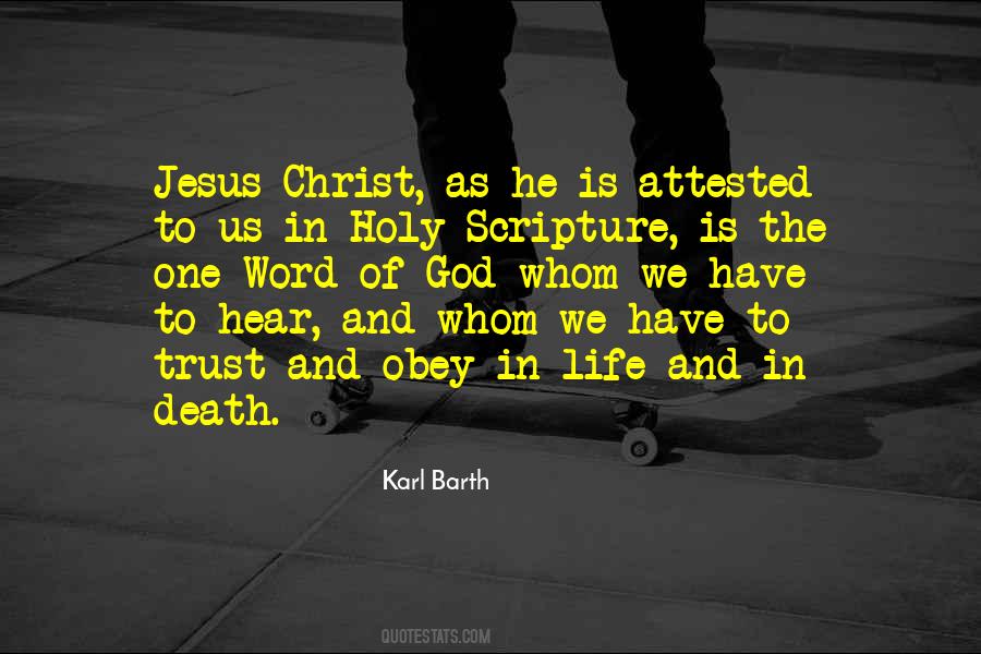 Quotes About The Word Of God Scripture #986252