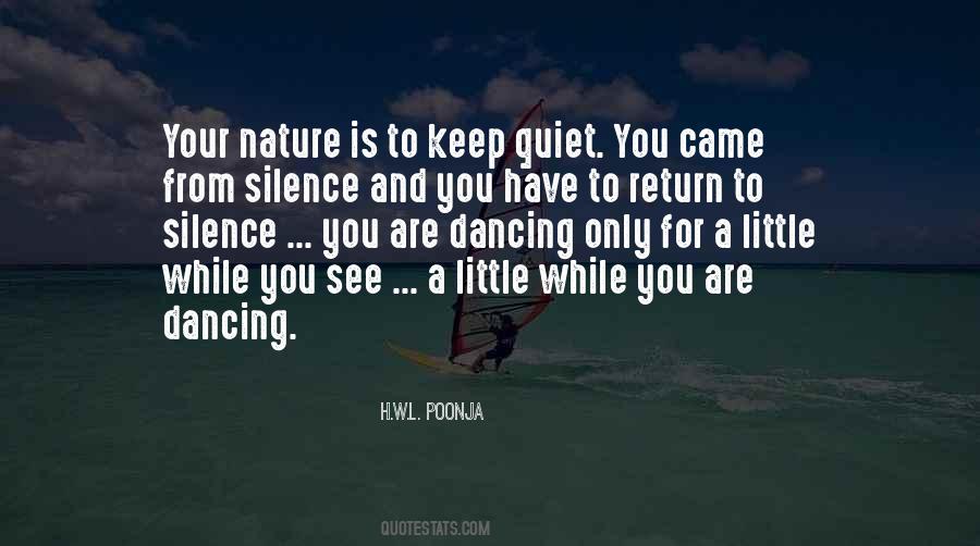 Silence And You Quotes #1768927