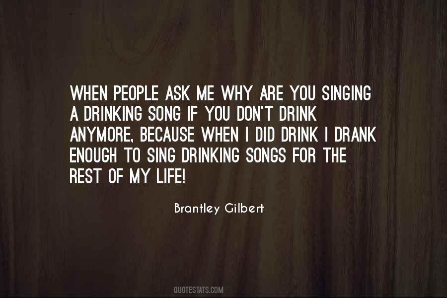 Life Drinking Quotes #282786