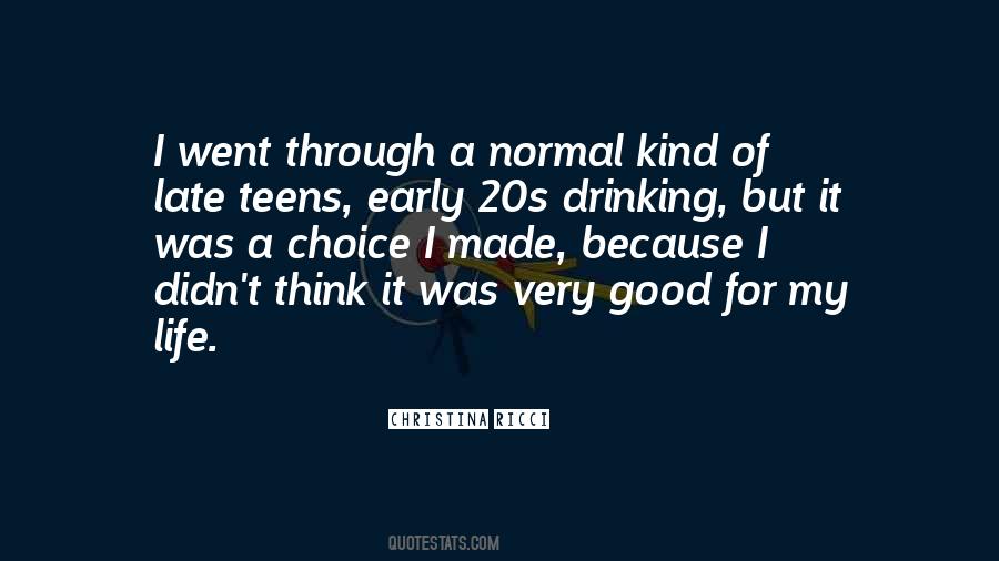 Life Drinking Quotes #396506