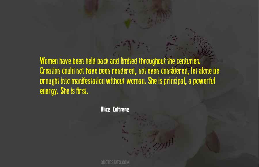 Woman Powerful Quotes #1522229