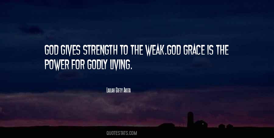 Godly Strength Quotes #553825