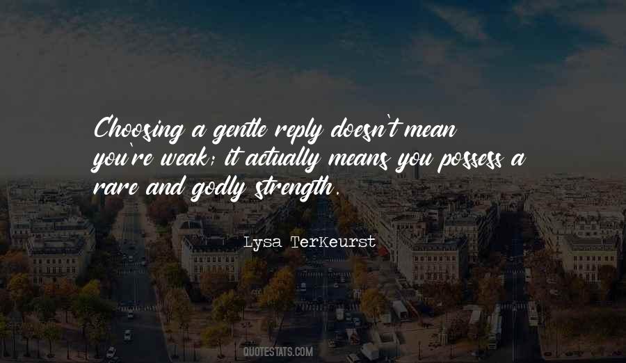 Godly Strength Quotes #988413