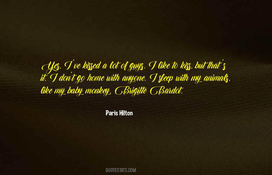 Monkey Kiss Quotes #495304 Monkey Kiss Quotes #495304