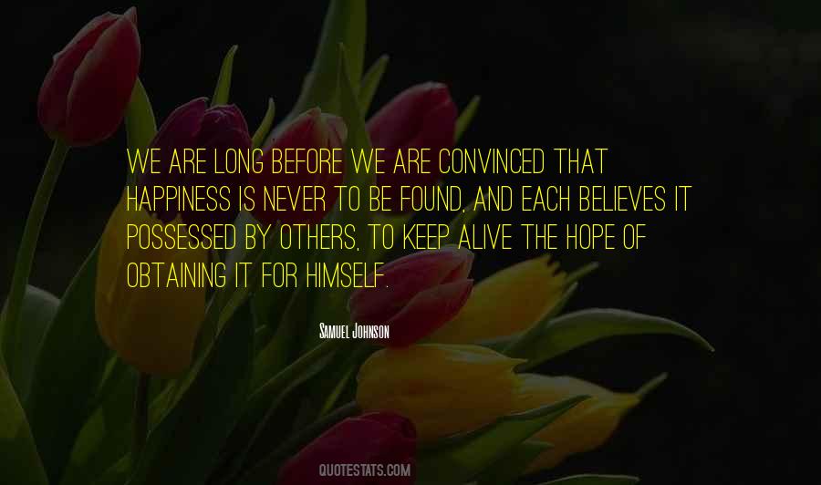 If You Keep Hope Alive Quotes #1847195