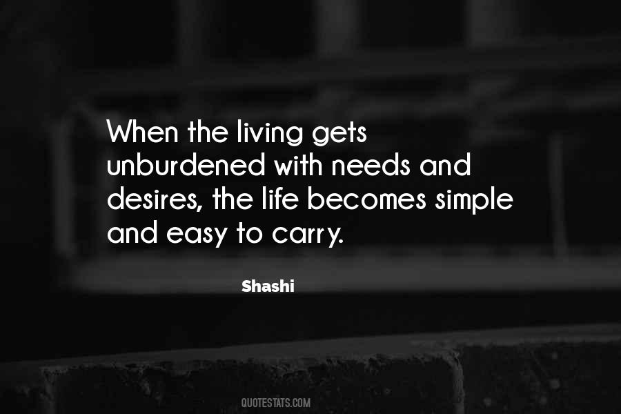 Simple Life Simple Living Quotes #1017235