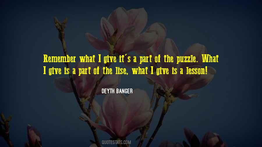 Life Is Puzzle Quotes #547224