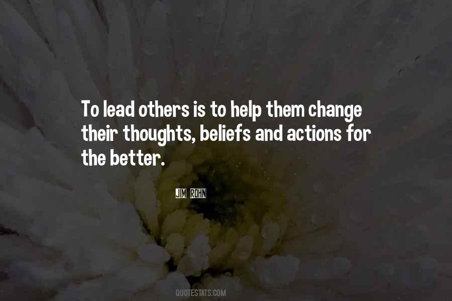 Lead The Change Quotes #1047893