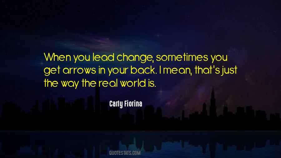 Lead The Change Quotes #1778118