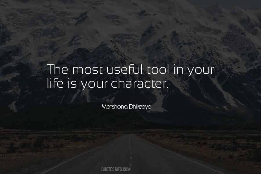 Life Character Quotes #436016