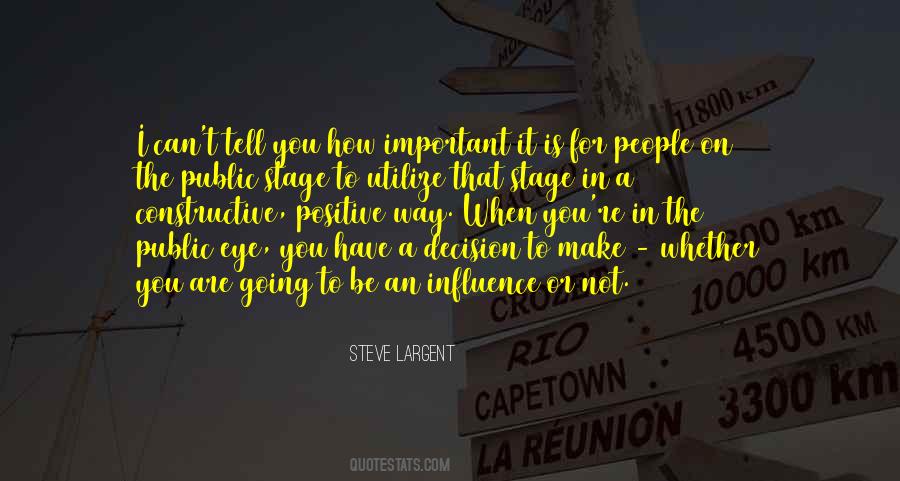 When You Make A Decision Quotes #1293707
