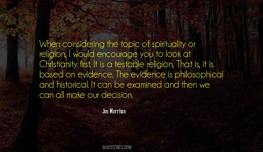 When You Make A Decision Quotes #1411249