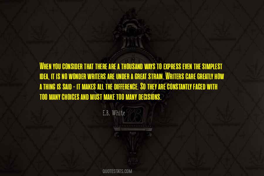 When You Make A Decision Quotes #330253