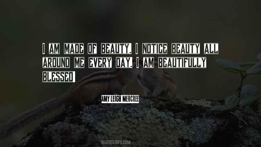 Blessed With Beauty Quotes #1689092