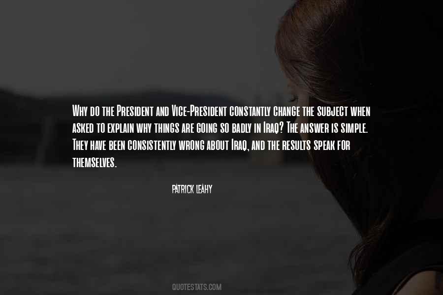 Results Speak For Themselves Quotes #1721376