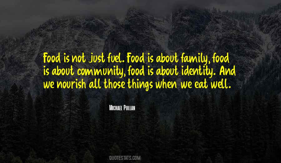 Quotes About Food And Identity #1742345