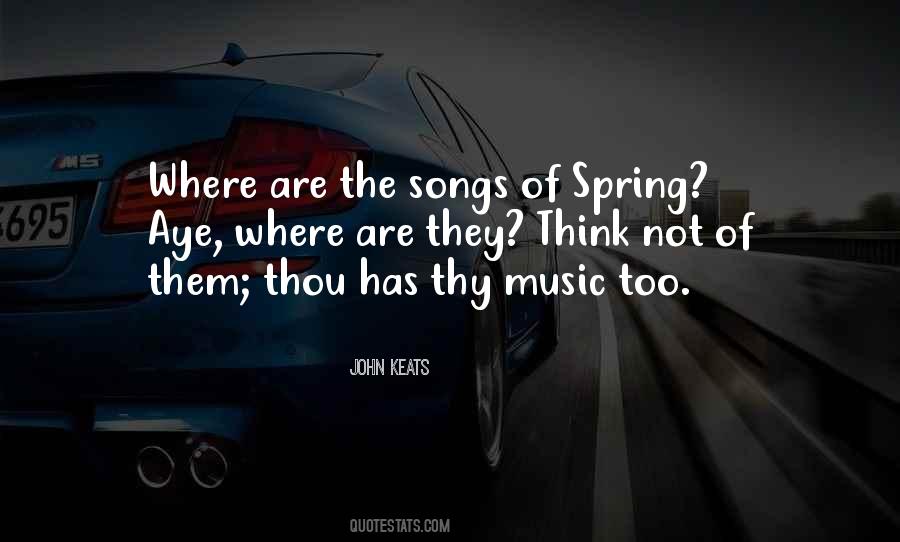 Music And Spring Quotes #270703