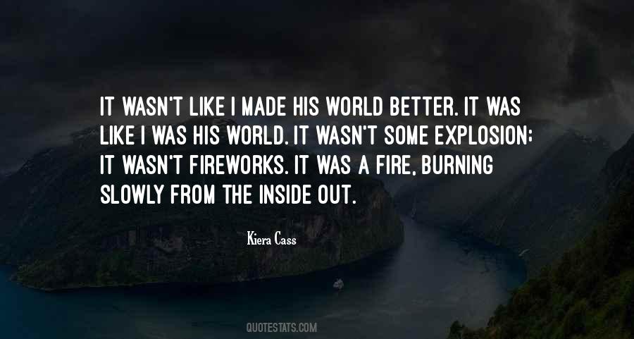 Quotes About A Fire Burning #215187