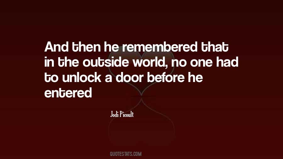 The Outside World Quotes #1174800