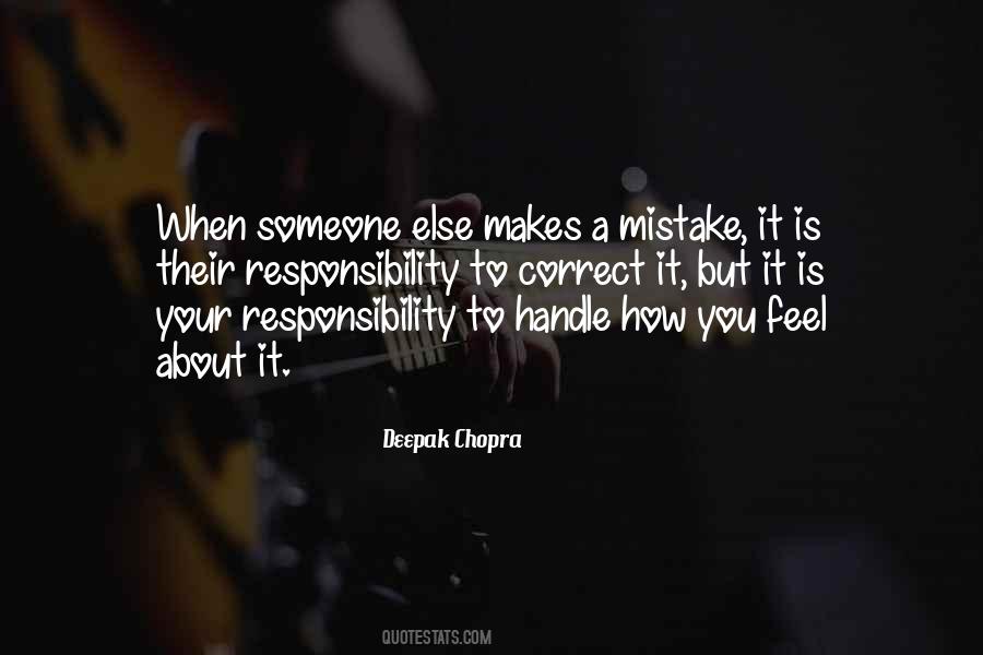 Your Responsibility Quotes #107220