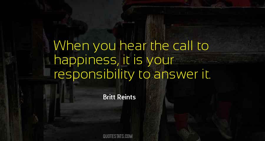 Your Responsibility Quotes #1359433