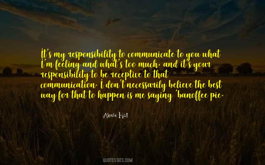 Your Responsibility Quotes #1601975