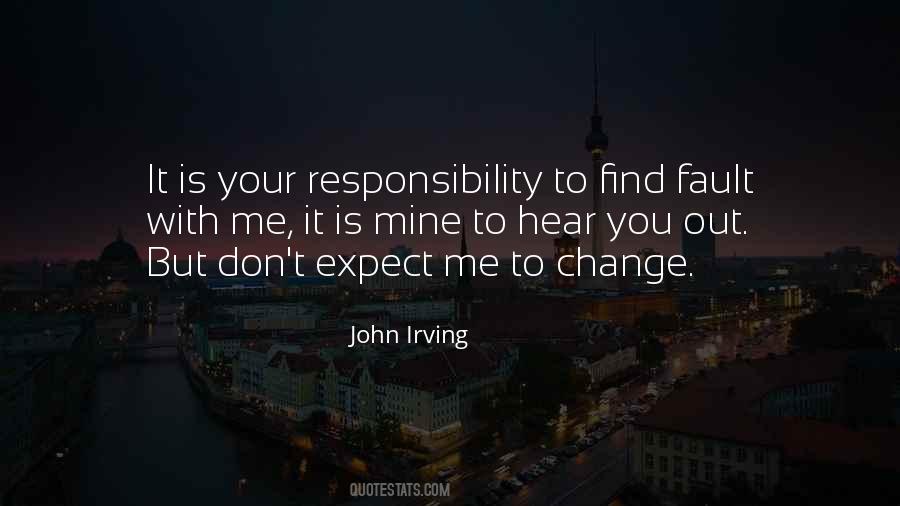 Your Responsibility Quotes #491086