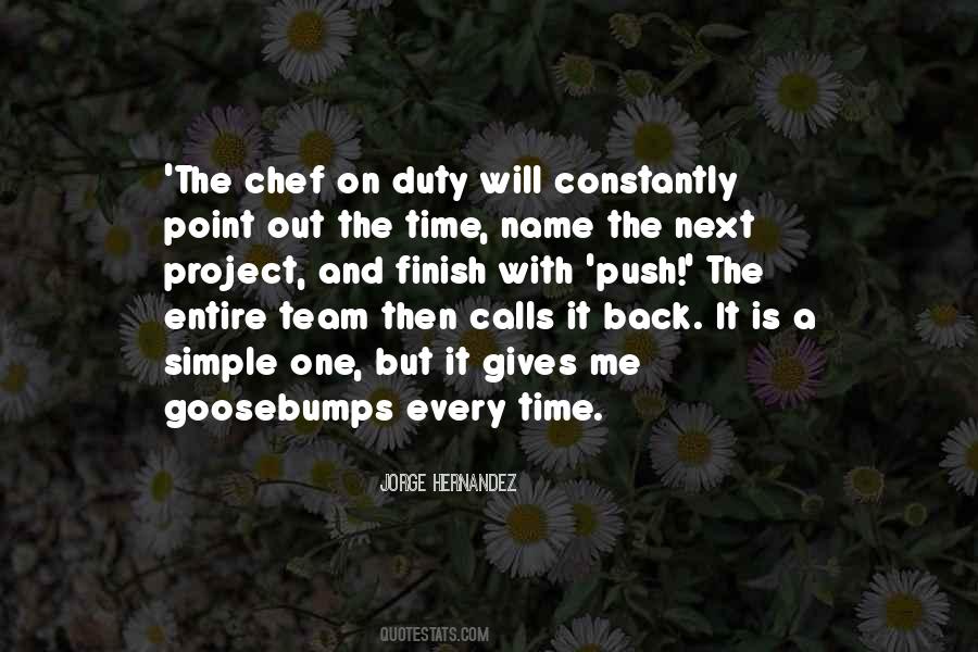 Simple Chef Quotes #988607