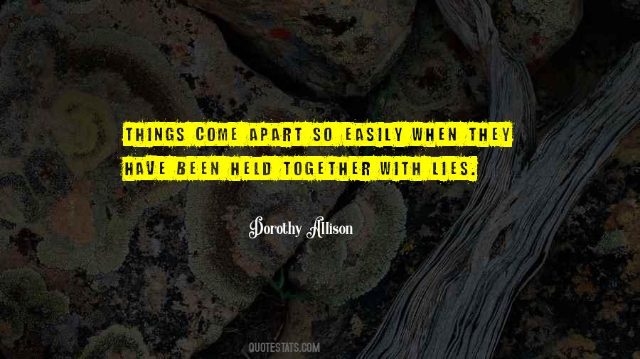 Things Come Together Quotes #149058