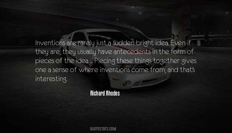 Things Come Together Quotes #258869