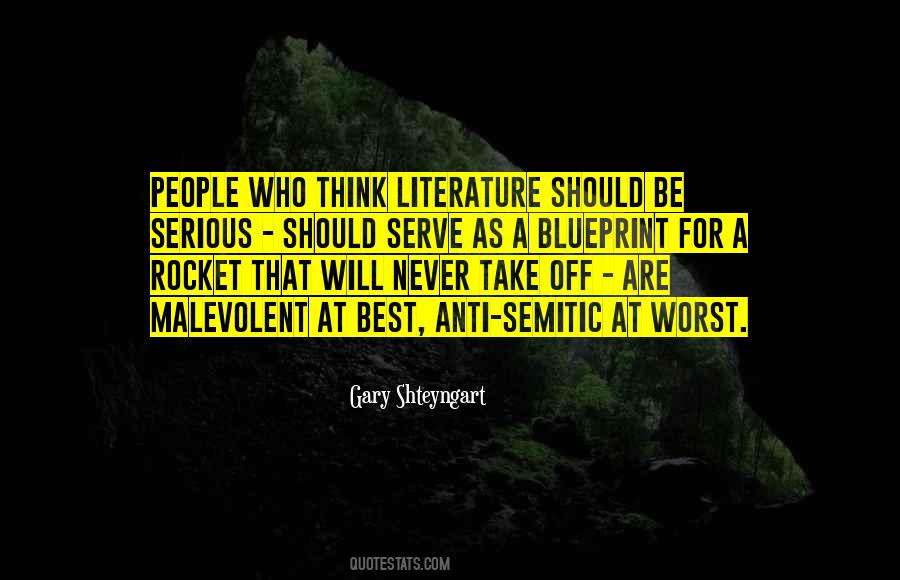 Never Be Serious Quotes #1257966