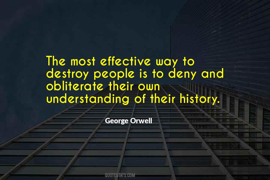 Destroy History Quotes #161634